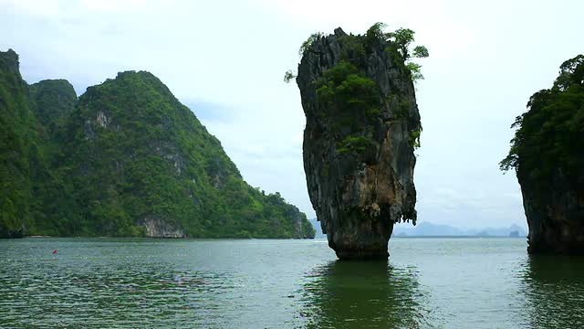 潘尼岛在潘恩加泰国视频素材