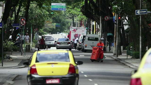 MS R/F Streets os Leblon neighborhood /里约热内卢de Janeiro，巴西视频素材