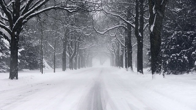 大雪视频素材