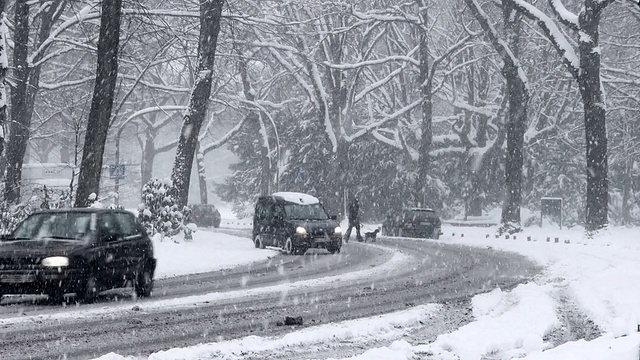 大雪视频素材