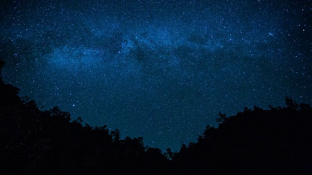 天空中星星的延时视频素材