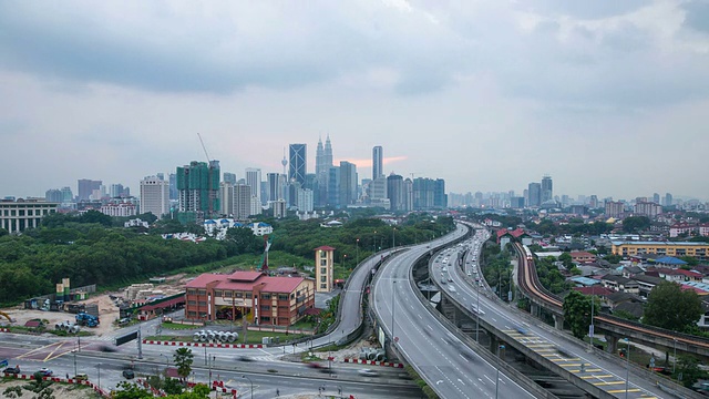 马来西亚城(KLCC)视频素材