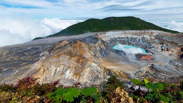 Poás火山国家公园视频素材