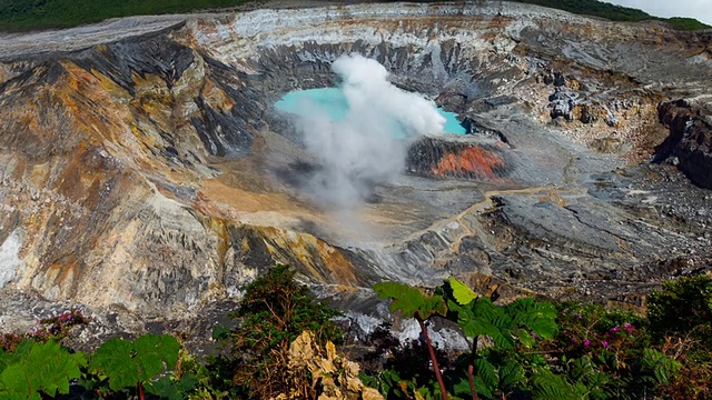 Poás火山国家公园视频素材