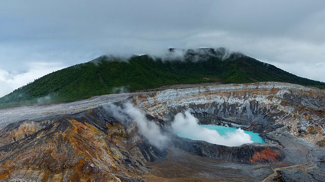 Poás火山国家公园视频素材