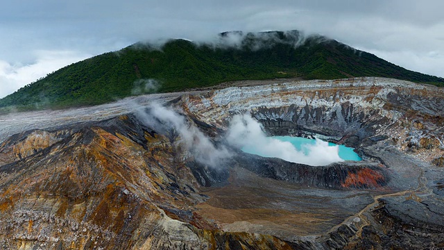 Poás火山国家公园视频素材