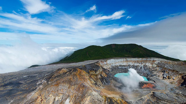 Poás火山国家公园视频素材