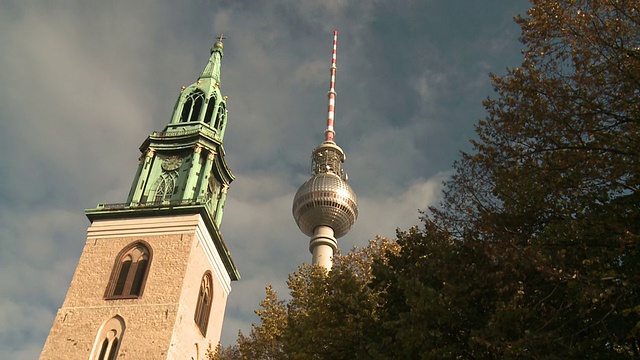 Fernsehturm汇编，柏林视频素材