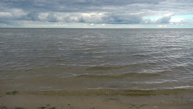 风平浪静的北海视频素材