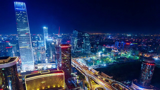 时间Lapse-Beijing天际线视频素材画面3