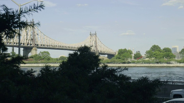 Queensboro Bridge和FDR Drive视频素材