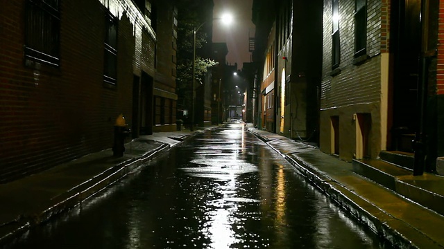 城市的雨夜视频素材