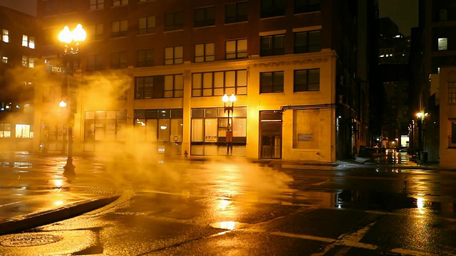 城市的雨夜视频素材