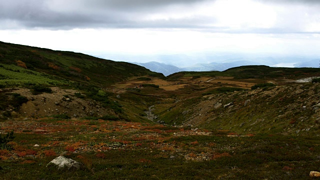 Mt.Asahidake秋叶视频素材