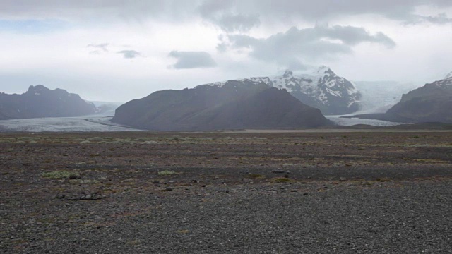 Skeiðarárjökull冰岛东南部的冰川视频素材