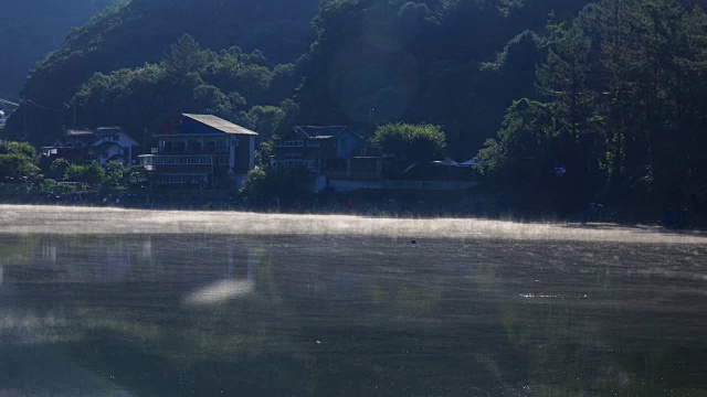 桑川水库景色视频素材