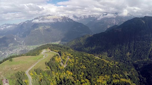 法国阿尔卑斯山脉视频素材