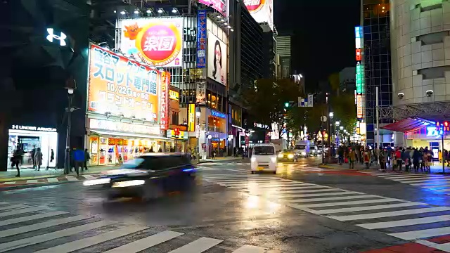 时光流逝:日本东京的涩谷视频素材