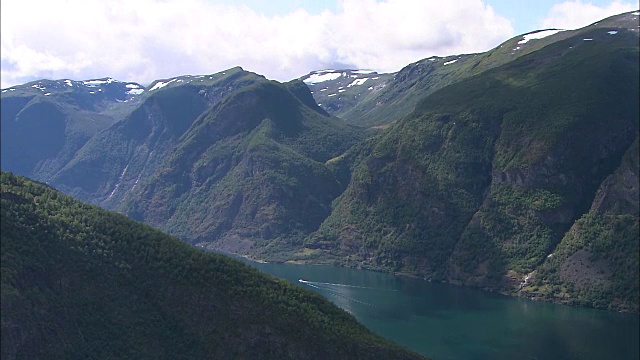 挪威峡湾视频素材