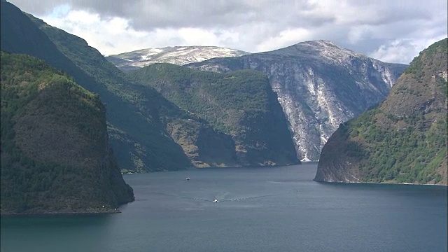 挪威峡湾视频素材