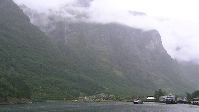 挪威峡湾视频素材