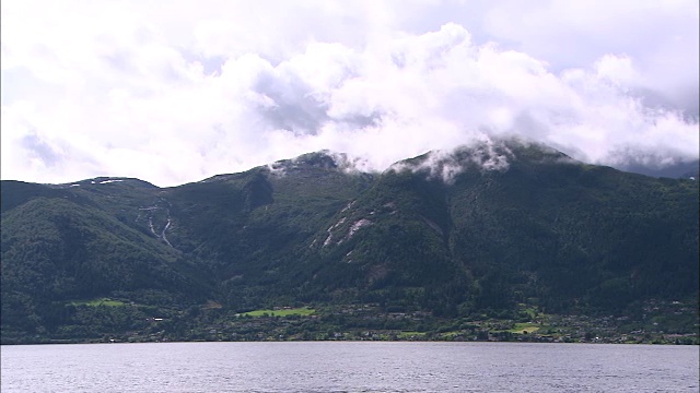 挪威峡湾视频素材