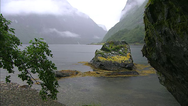 挪威峡湾视频素材