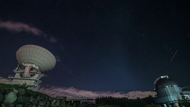 西浦天文科学文化中心夜景(天文台)视频素材