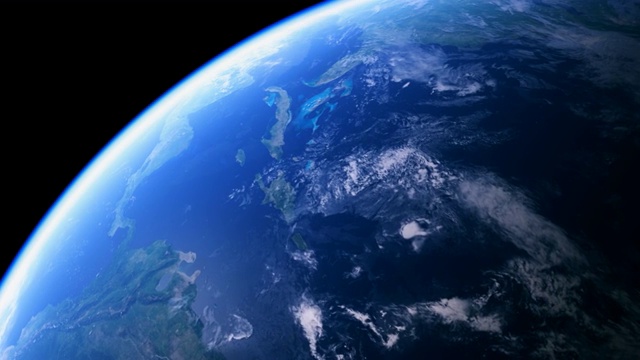 美国，佛罗里达和南美从太空看4k视频素材画面2