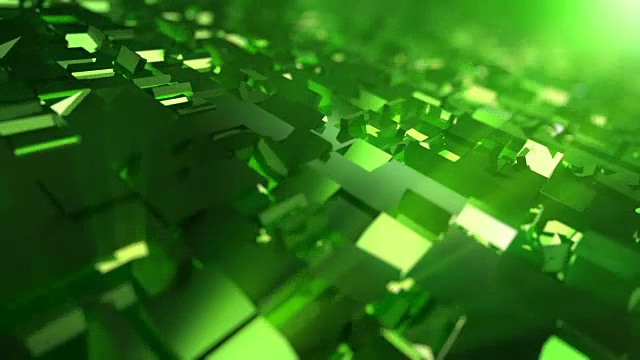 移动立方体的视频-可循环的背景视频素材画面1