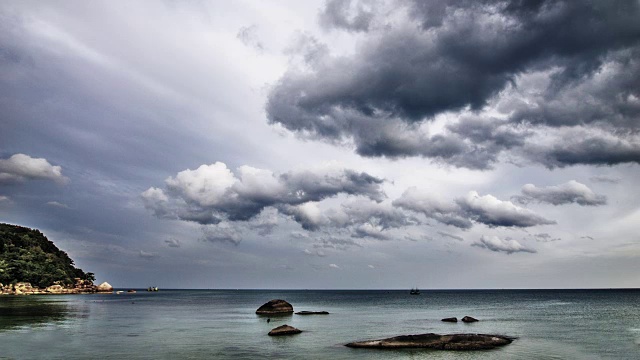 没有海滩视频素材