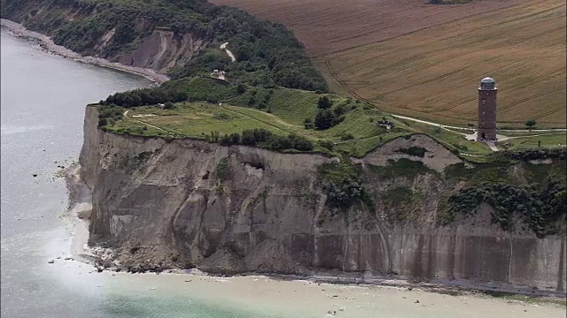 海角-鸟瞰图-梅克伦堡- vorpommern，德国视频素材