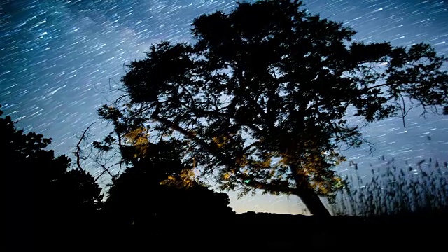 银河夜空视频素材