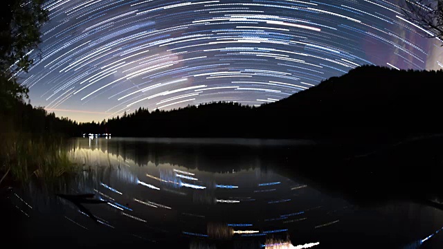 银河夜空视频素材