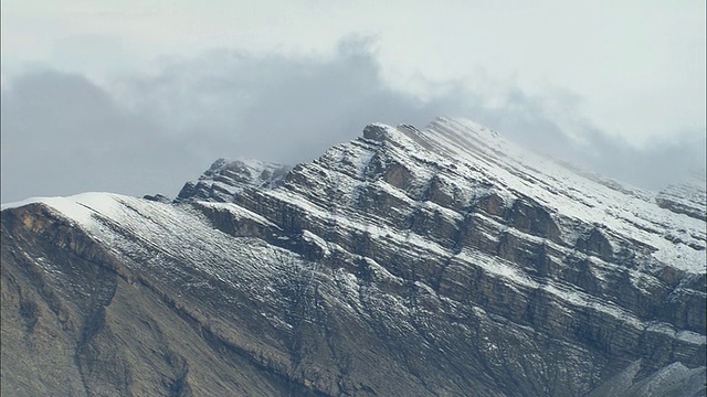 阿尔卑斯海上的雪山视频素材