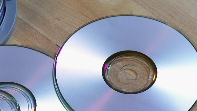 空白dvd或cd视频素材画面1