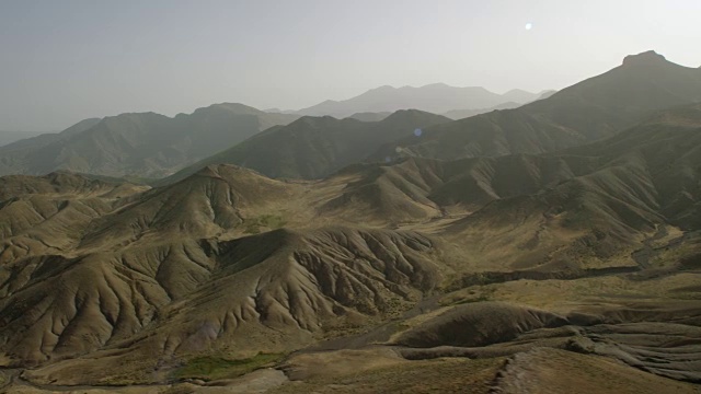 非洲摩洛哥北部山脉的景色视频素材