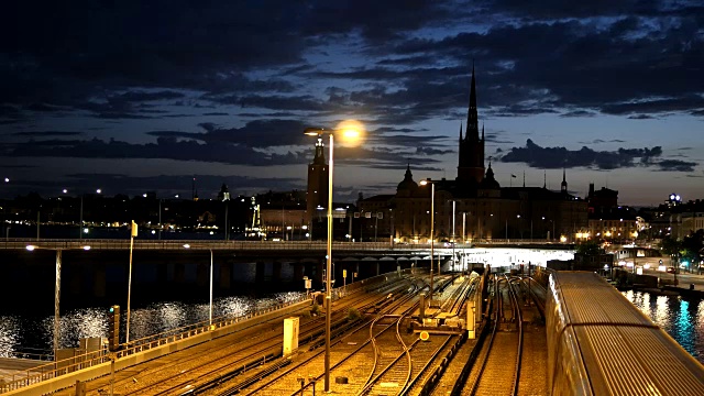 斯德哥尔摩地铁视频素材