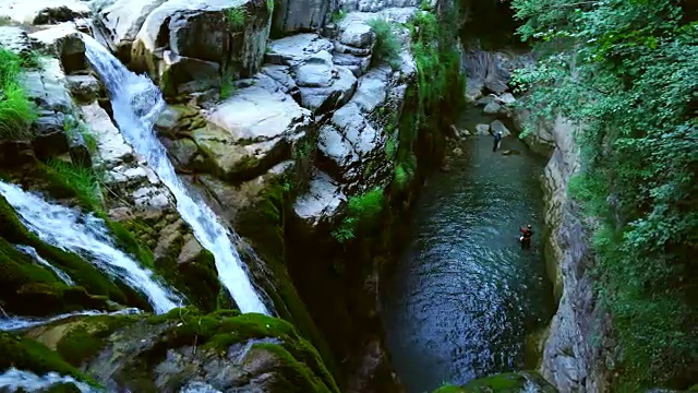 贝洛斯河，阿尼斯克罗峡谷视频素材