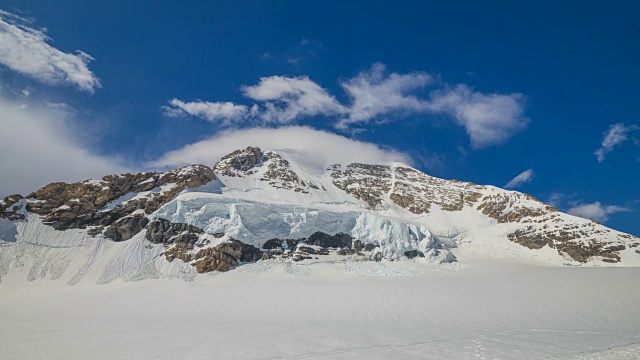 阿尔卑斯山山顶的景色视频素材