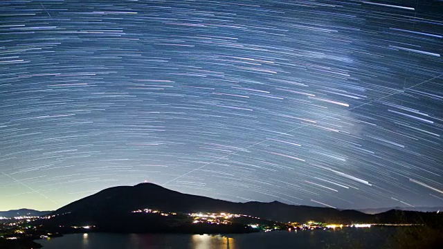 银河夜空视频素材