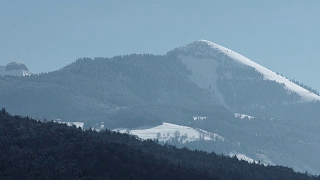 下雪天视频素材画面1