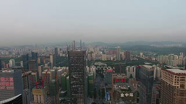 深圳鸟瞰图视频素材