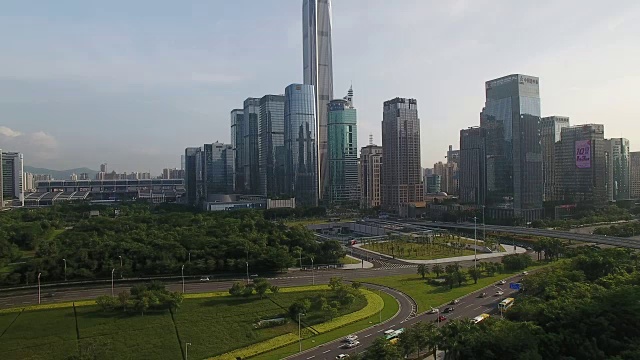 深圳鸟瞰图视频素材