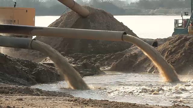 工业废水管视频素材