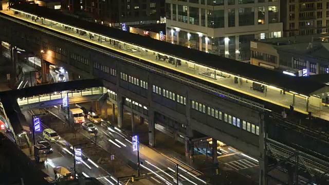 皇后广场夜景时光流逝视频下载