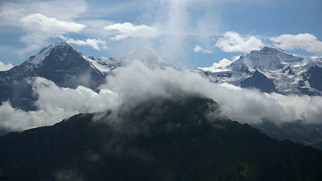 伯尔尼阿尔卑斯山，伯尔尼州，瑞士视频素材