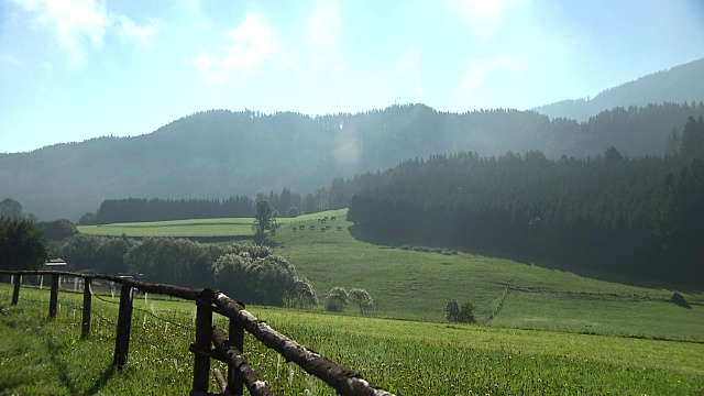 斯泰尔马克-索尔附近的乡村景色视频素材