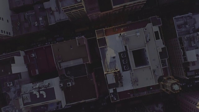 悉尼CBD日落鸟瞰图。澳大利亚悉尼视频素材画面2