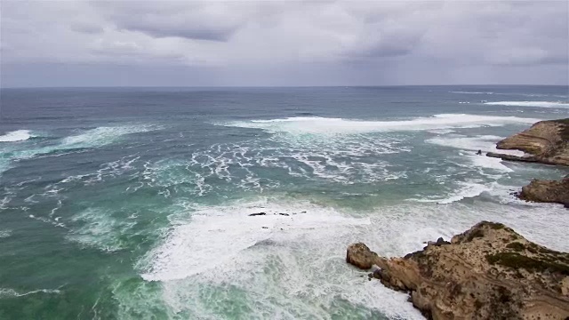 海豹湾保育公园鸟瞰图视频素材